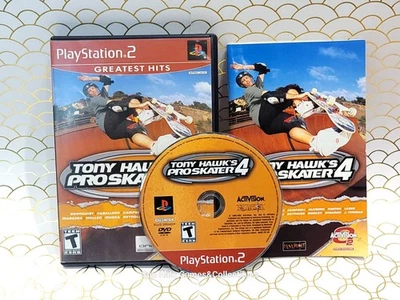 Tony Hawk's Pro Skater 4 Greatest Hits (Sony PlayStation 2, 2002) CIB, TESTED - Image 1 of 4