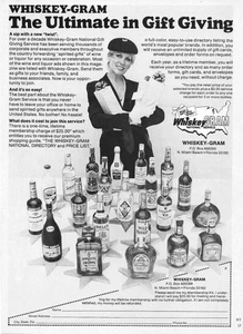 1979 Whiskey-Gram National Gift Giving Service vintage Print Ad Advertisement - Picture 1 of 1