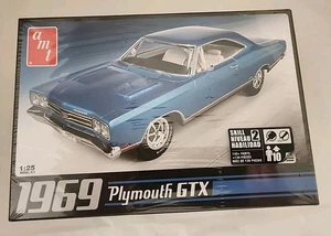 1/25 Scale AMT 1969 Plymouth GTX Model Kit (New/ Factory Sealed) - Picture 1 of 15