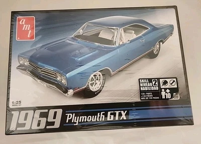 1/25 Scale AMT 1969 Plymouth GTX Model Kit (New/ Factory Sealed) - Image 1 of 4