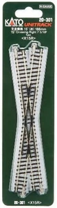 Kato 20-301 N 186mm 7-5/16" 15-Degree Right-Hand Crossing - Picture 1 of 11