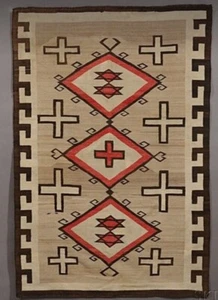 Handwoven Navajo Kilim Rug Western Design Size 6x9 Free Shipping - Picture 1 of 1