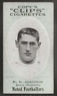COPE-COPES CLIPS NOTED FOOTBALL 120 BACK-#083- BOLTON WANDERERS - EDMUNDSON