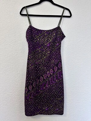 City Triangles Vintage Y2K Fairy Whimsigoth Babydoll Dress Size M? Purple Green - Image 1 of 4