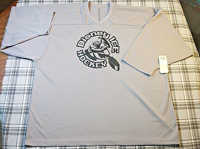 Camiseta deportiva gris práctica CCM Disney hockey sobre hielo para hombre #1 talla XL NUEVA CON ETIQUETAS Foto 1 de 4