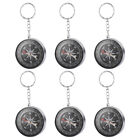 Cool Keychains for Men: 12PCS Compass Decor - Ideal for Camping and Hiking Trips