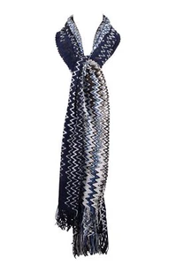 MISSONI SCHAL SCARF SCIALLE SCIARPA CHAL BUFANDA - ORANGE LABEL 15388 - Picture 1 of 9