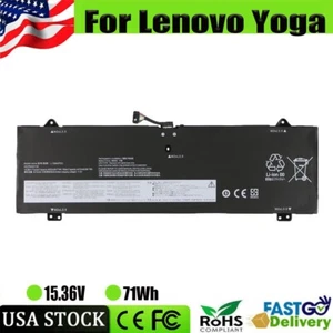 ✅L19L4PDC L19M4PDC BATTERY FOR LENOVO IDEAPAD YOGA 7I 7-14ITL5 7-14ARB7 71WH US - Picture 1 of 12