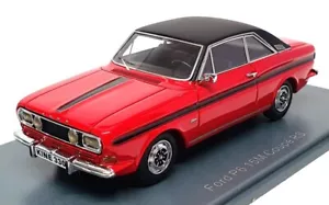 Neo Scala 1/43 Resina NEO43330 - Ford P6 15M Coupè RS - Rosso/Nero - Foto 1 di 5
