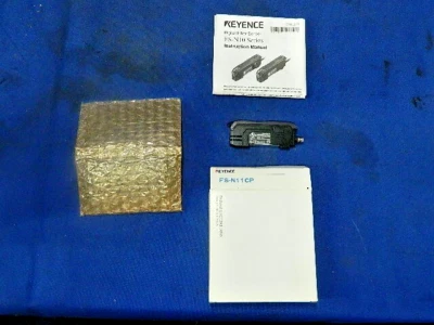 KEYENCE FS-N11CP SENSOR AMPLIFIER 12-24 UDC WITH DIGITAL DISPLAY PNP - Image 1 of 4