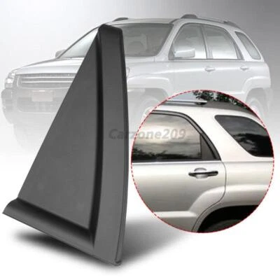 Porta traseira esquerda exterior acabamento de moldura Delta para 2005-2010 Kia Sportage 2008 2009 - Imagem 1 de 4