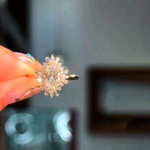 Anillo de compromiso corte ovalado 14K oro amarillo diamante IGI 1,80 quilate... - Imagen 1 de 10
