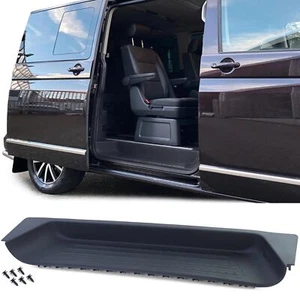 Abdeckung Trittstufe Trittschale Schiebetür Schwarz für VW T5 2003- / T6 2015- - Picture 1 of 4