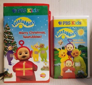Here Come the TELETUBBIES & Merry Christmas (1999 2-Tape Set) PBS Kids VHS Video - Picture 1 of 3