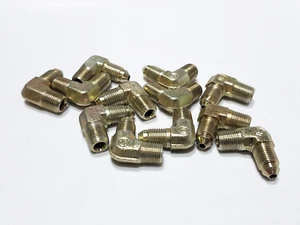 (12) WEATHERHEAD C5405x3 3/16" JIC 37 x 1/8" NPT Steel 90 Degree MALE Elbow - Picture 1 of 7