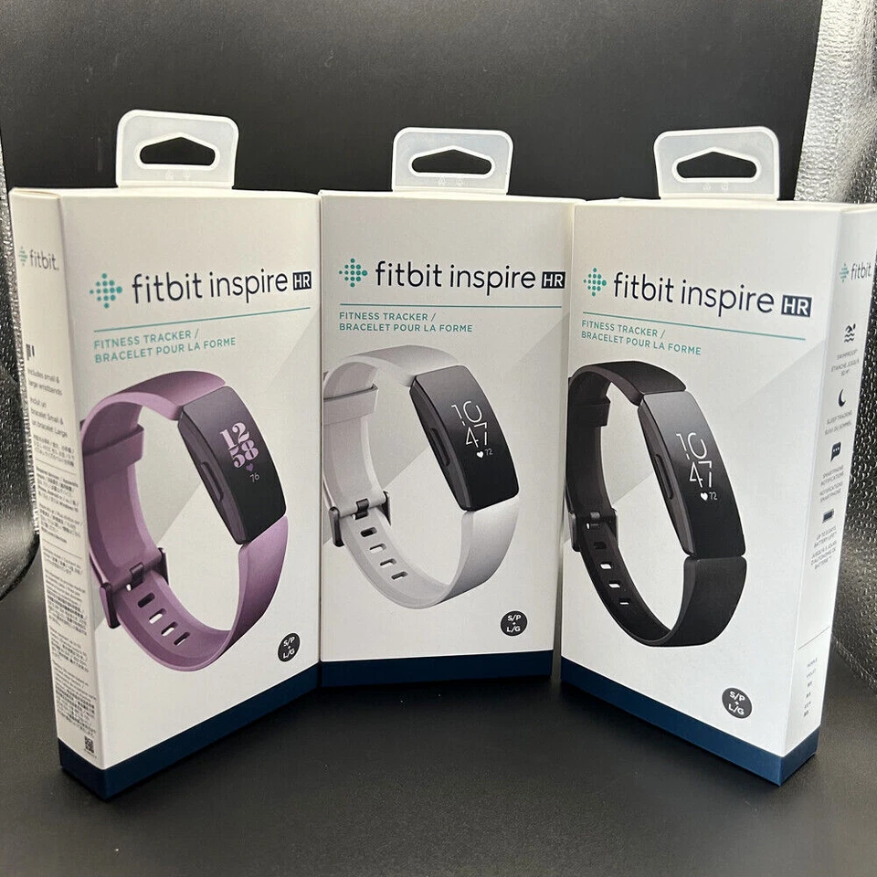 NEW Fitbit Inspire HR Activity Tracker & Heart Rate More Color Small+Large FB413 - Image 1 of 1
