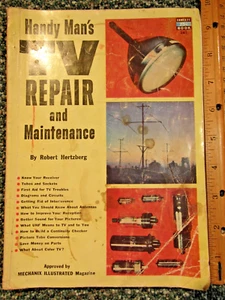 Reparación y mantenimiento de TV para hombre práctico ~ Robert Hertzberg ~ 1953 - Imagen 1 de 6