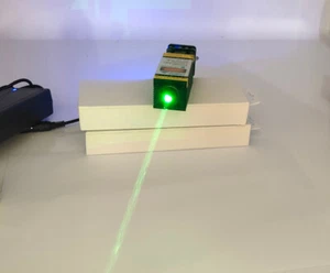 520 nm 1 W fokussierbar grün Vogelantrieb Lasermodul PWM Landmark Laserlampe - Bild 1 von 11