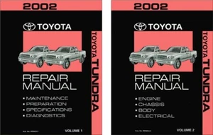 2002 Toyota Tundra Shop Service Repair Manual Book Engine Drivetrain OEM - Picture 1 of 7