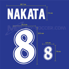 NAKATA #8 Japan Home World Cup 1998 PU PRINT EXCELLENT QUALITY