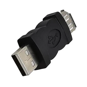 USB 2.0 Type A Male to Firewire IEEE 1394 6 Pin Female Adaptor Convertor Plug - Afbeelding 1 van 11