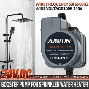 Druckerhöhungspumpe Druckdusche Automatik Wasser 180W 24V für Küchenarmatur Bad - Bild 1 von 6