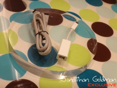 Apple Thunderbolt to FireWire Adapter MD464LL/A A1463 with Firewire 800 Cable - Image 1 of 3