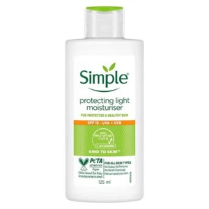 Simple Kind to Skin Protecting Light Moisturiser SPF 15 for Healthy Skin (125ml) - Picture 1 of 7