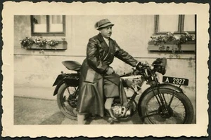 Puch Scooter Austriaco Ciclomotor Motocicleta Vintage Fotografía Transporte - Imagen 1 de 1