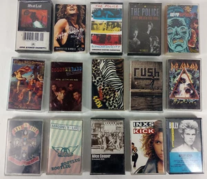 Vintage Rock Cassette Mixed Lot (80's & 90's) x15 - Picture 1 of 6