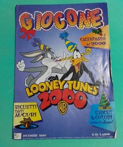 LOONEY TUNES 2000 - GAME - DECEMBER 1999 No. 12-THE 2000 CALENDAR-CHRISTMAS - Picture 1 of 7