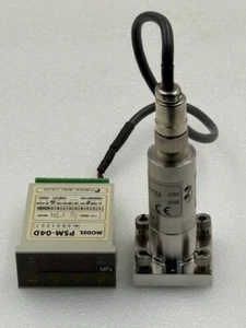 Pureron PC-304SFK Pressure Transmitter with PSM-04D Digital Pressure Meter Used - Picture 1 of 19
