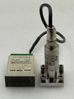 Pureron PC-304SFK Pressure Transmitter with PSM-04D Digital Pressure Meter Used - Image 1 of 4