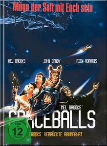 Mel Brooks' Spaceballs - Limited Mediabook / Cover B # BLU-RAY+DVD-NEU - Zdjęcie 1 z 6