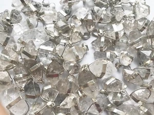 50 PCS Stunning Natural Double Terminated Quartz Pendants Pakistan - Picture 1 of 3
