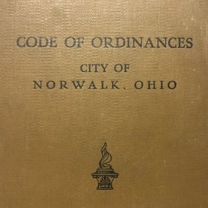 Vintage Norwalk Ohio City Book Code of Ordinances - Picture 1 of 19