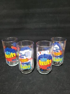 1991 Vintage Diet Pepsi 5 Zoll Trinkgläser 4er Set - Bild 1 von 1