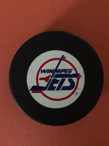 NHL HOCKEY PUCKS WINNIPEG JETS Cover