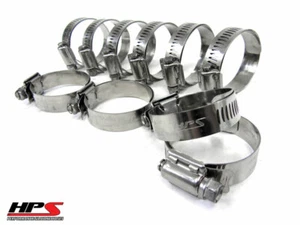 10 x HPS (117mm-140mm) Stainless Steel Worm Gear Liner Clamp for 5" 127mm Hose - Picture 1 of 1