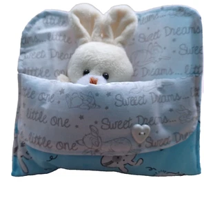 Hand Made Sleeping Bag with Small Rabbit ~ BNWT - Picture 1 of 2