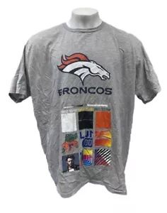 Port and Company Men's Grey Cotton Broncos Denver T-Shirt Size 4X-Large NWOT - Picture 1 of 2