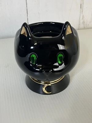 Candelabro Bath and Body Works Black Cat 3 Mechas Cerámica Halloween Nuevo 2024 Foto 1 de 4