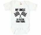 My Uncle Is Faster Than Yours, MOTOCROSS Bodysuit, Baby RACING Outfit, UNCLE 