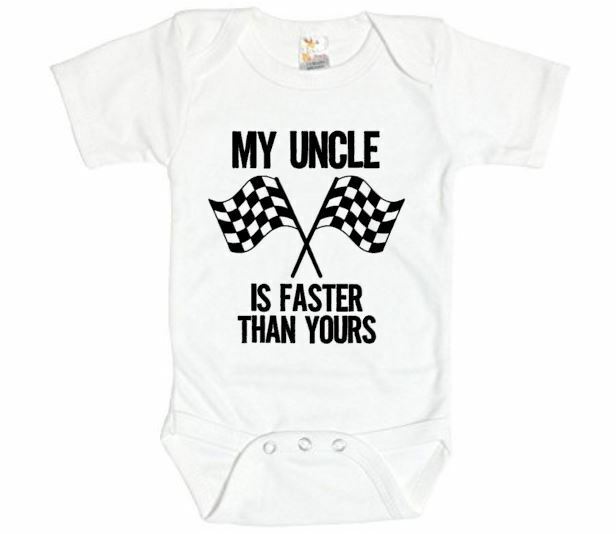 Cute Rascals® Long Sleeve Bodysuit Baby Motocross Motorcycle