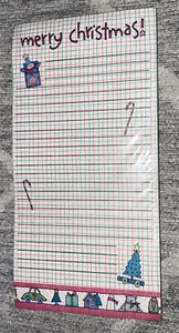Sue Dreamer Super Cute Christmas Notepad Toys Vtg 2004 Magnetic - Picture 1 of 4