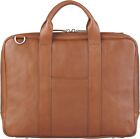 Toffee Leather Lincoln Briefcase 15 Inch For Macbook/pc/notebook 15 Inch - Tan