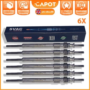 For BMW E60 E81 E87 E90 E91 F10 F20 F30 F45 F80 F90 G20 G30 6X Heater Glow Plugs - Picture 1 of 4