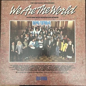 USA FOR AFRICA - We Are the World 12" LP Vinyl Record Album 40043 +9 Songs - Picture 1 of 2