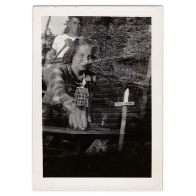 Forced Perspective Spirit Photography at Beaver House - Double Exposure Snapshot - Image 1 of 2