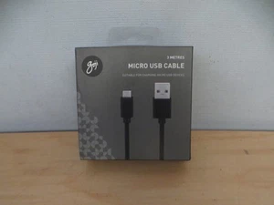 (80)  Fast Charge Cable Micro USB 1m GOJI Universal Data Lead Tablets Samsung/LG - Picture 1 of 2